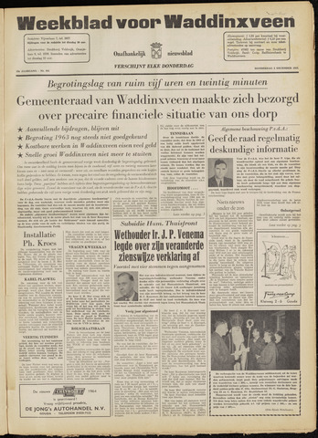 Weekblad voor Waddinxveen 1963-12-05