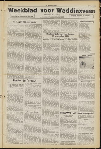 Weekblad voor Waddinxveen 1956-09-21