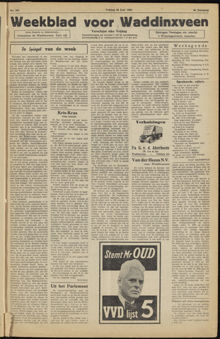 Weekblad voor Waddinxveen 1952-06-20