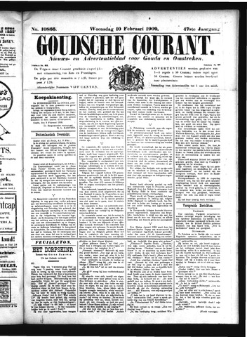 Goudsche Courant 1909-02-10