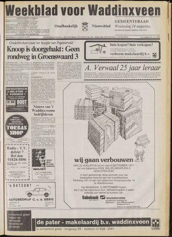 Weekblad voor Waddinxveen 1977-08-17