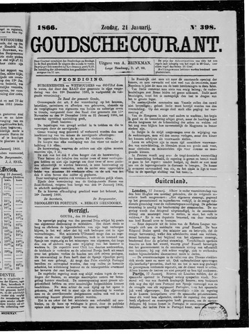 Goudsche Courant 1866-01-21