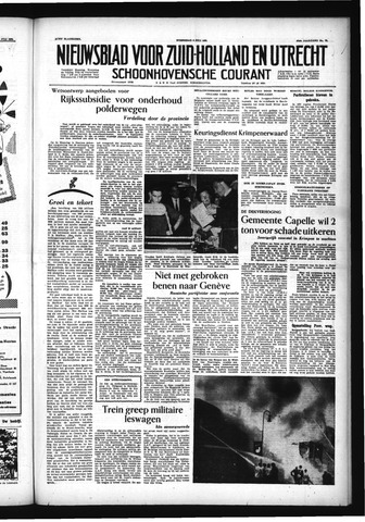 Schoonhovensche Courant 1955-07-06