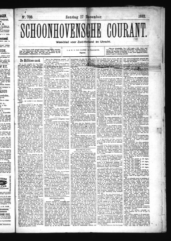Schoonhovensche Courant 1882-12-17
