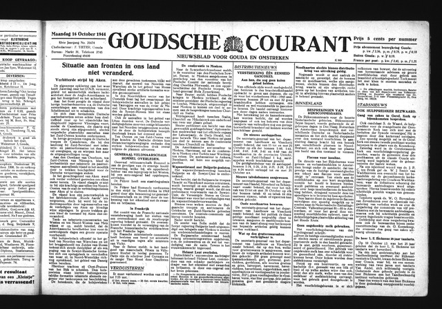 Goudsche Courant 1944-10-16