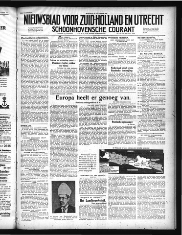 Schoonhovensche Courant 1948-09-29