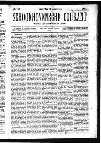 Schoonhovensche Courant 1883-08-18