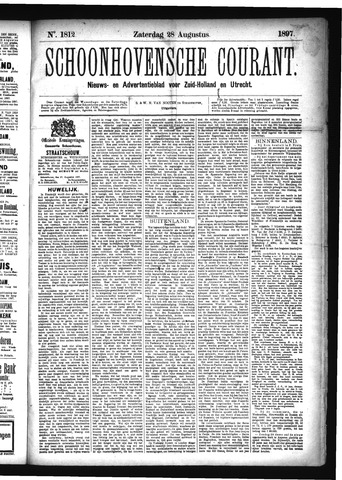 Schoonhovensche Courant 1897-08-28