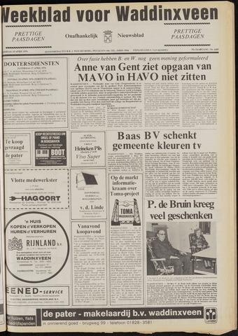 Weekblad voor Waddinxveen 1976-04-15