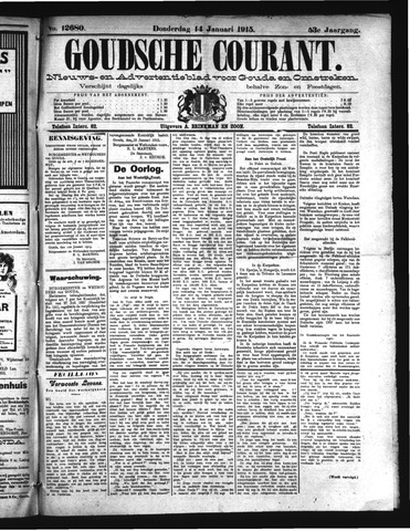 Goudsche Courant 1915-01-14