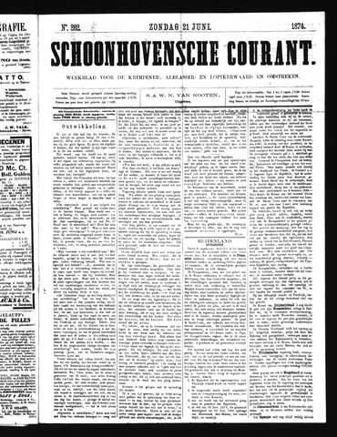Schoonhovensche Courant 1874-06-21