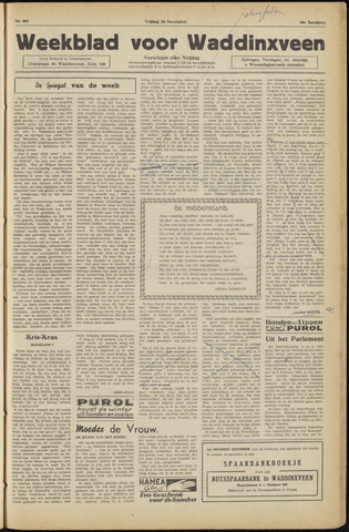 Weekblad voor Waddinxveen 1954-11-26