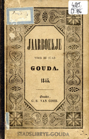 Adresboeken Gouda 1845