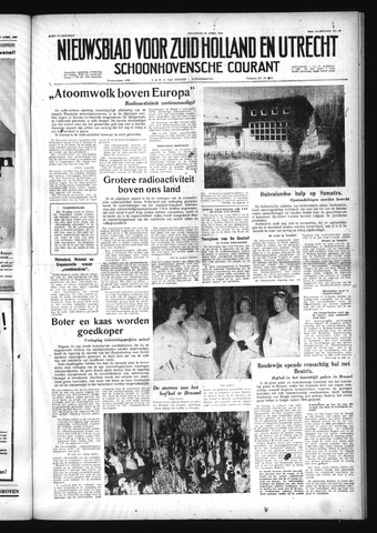 Schoonhovensche Courant 1958-04-21