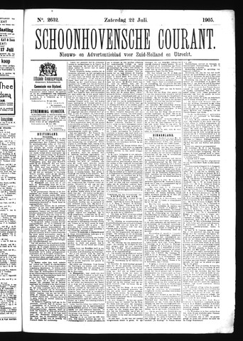 Schoonhovensche Courant 1905-07-22