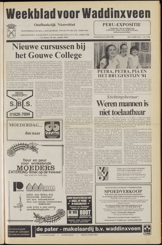 Weekblad voor Waddinxveen 1981-05-06