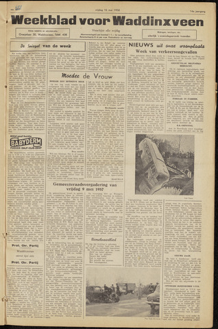 Weekblad voor Waddinxveen 1958-05-16
