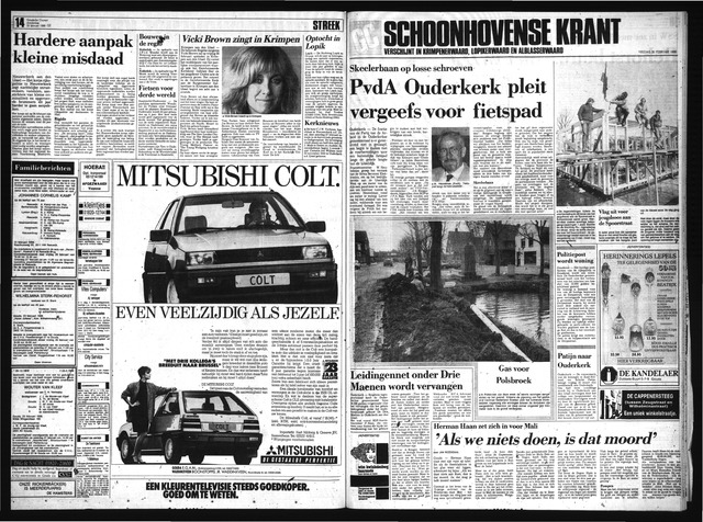 Schoonhovensche Courant 1988-02-26