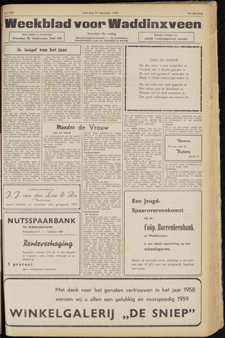 Weekblad voor Waddinxveen 1958-12-31