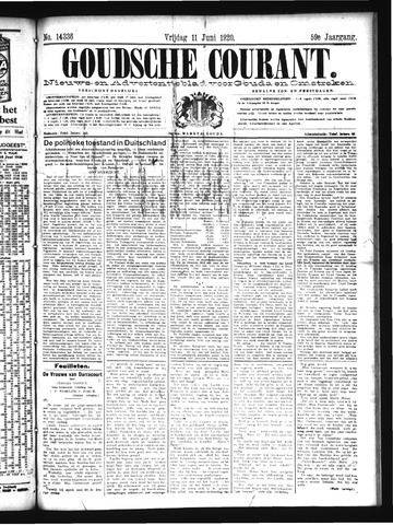 Goudsche Courant 1920-06-11