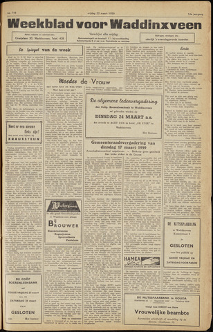 Weekblad voor Waddinxveen 1959-03-20