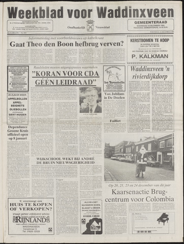 Weekblad voor Waddinxveen 1985-12-11