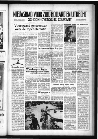 Schoonhovensche Courant 1958-08-01