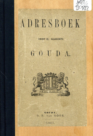 Adresboeken Gouda 1867