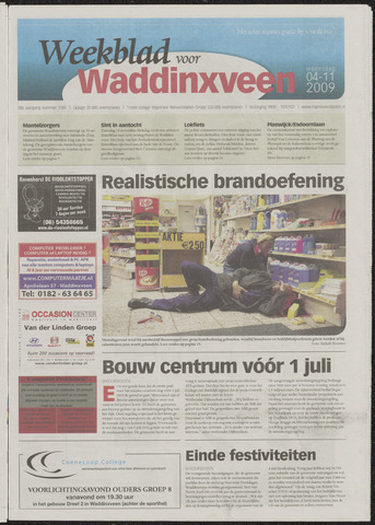 Weekblad voor Waddinxveen 2009-11-04