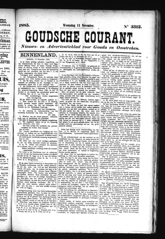 Goudsche Courant 1885-11-11