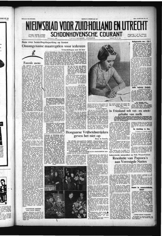Schoonhovensche Courant 1957-02-15