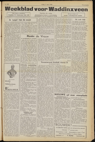 Weekblad voor Waddinxveen 1958-04-11