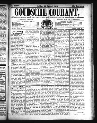 Goudsche Courant 1915-01-22