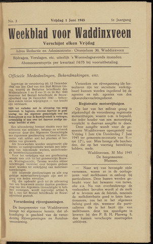 Weekblad voor Waddinxveen 1945-06-01