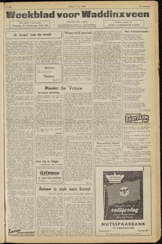 Weekblad voor Waddinxveen 1958-07-11
