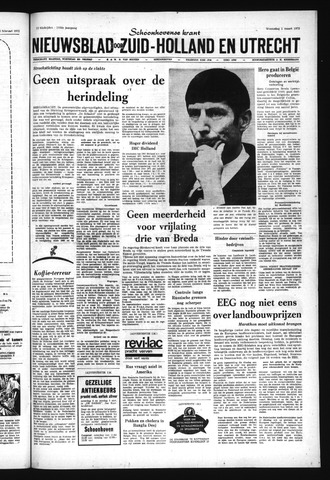Schoonhovensche Courant 1972-03-01