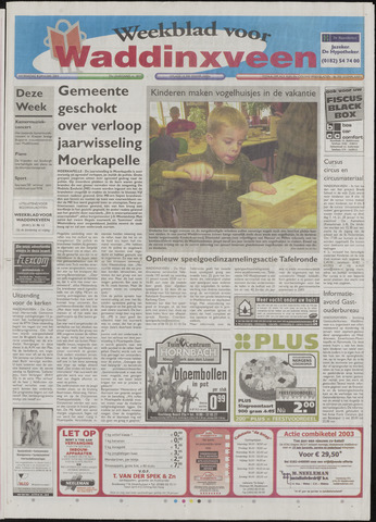 Weekblad voor Waddinxveen 2003-01-08
