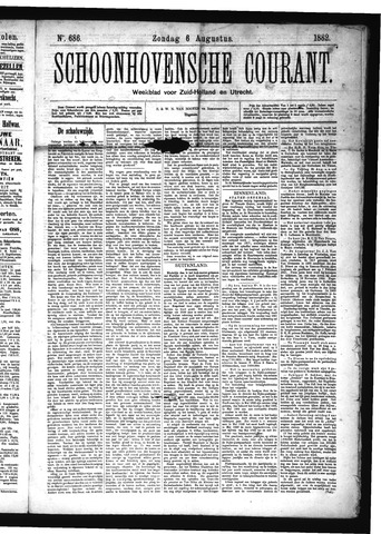 Schoonhovensche Courant 1882-08-06