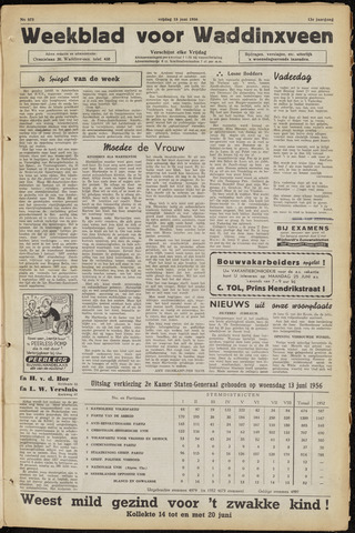 Weekblad voor Waddinxveen 1956-06-15