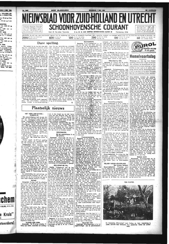 Schoonhovensche Courant 1934-05-07