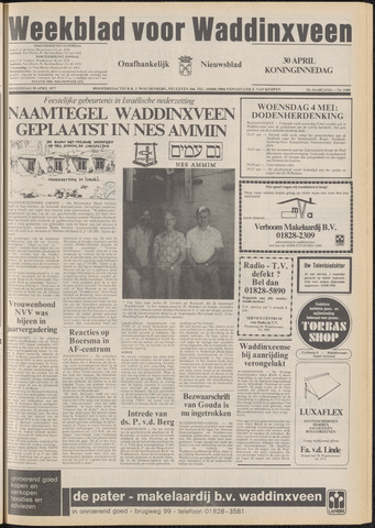 Weekblad voor Waddinxveen 1977-04-28
