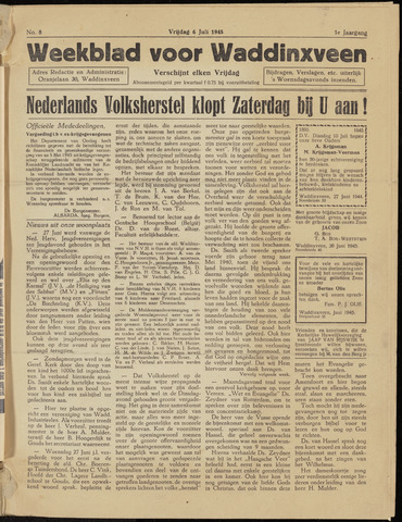 Weekblad voor Waddinxveen 1945-07-06