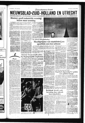Schoonhovensche Courant 1964-10-21
