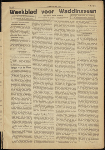 Weekblad voor Waddinxveen 1947-06-13