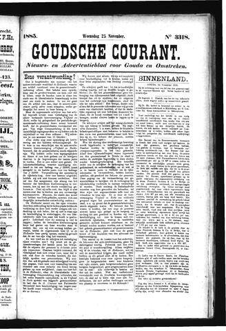 Goudsche Courant 1885-11-25