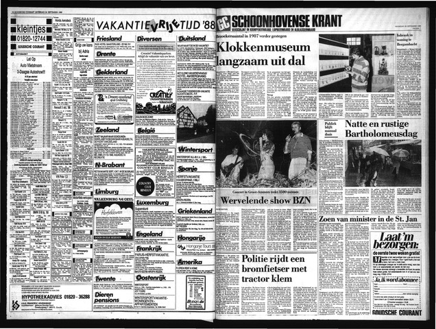 Schoonhovensche Courant 1988-09-26