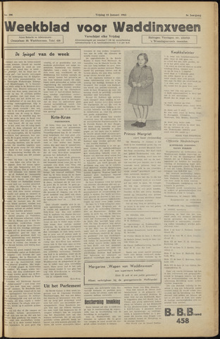 Weekblad voor Waddinxveen 1953-01-15