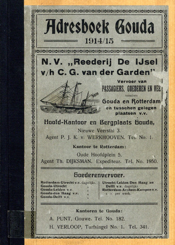 Adresboeken Gouda 1915-01-01