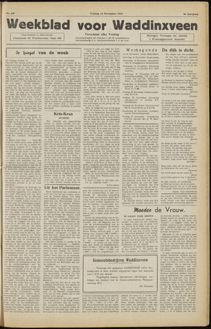 Weekblad voor Waddinxveen 1953-11-13