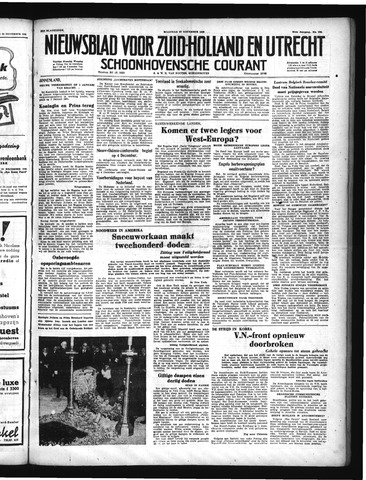 Schoonhovensche Courant 1950-11-27